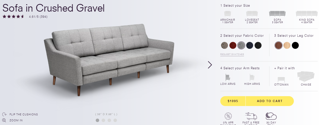 10 Online Furniture Brands With Customizable Couches for Picky Decorators
